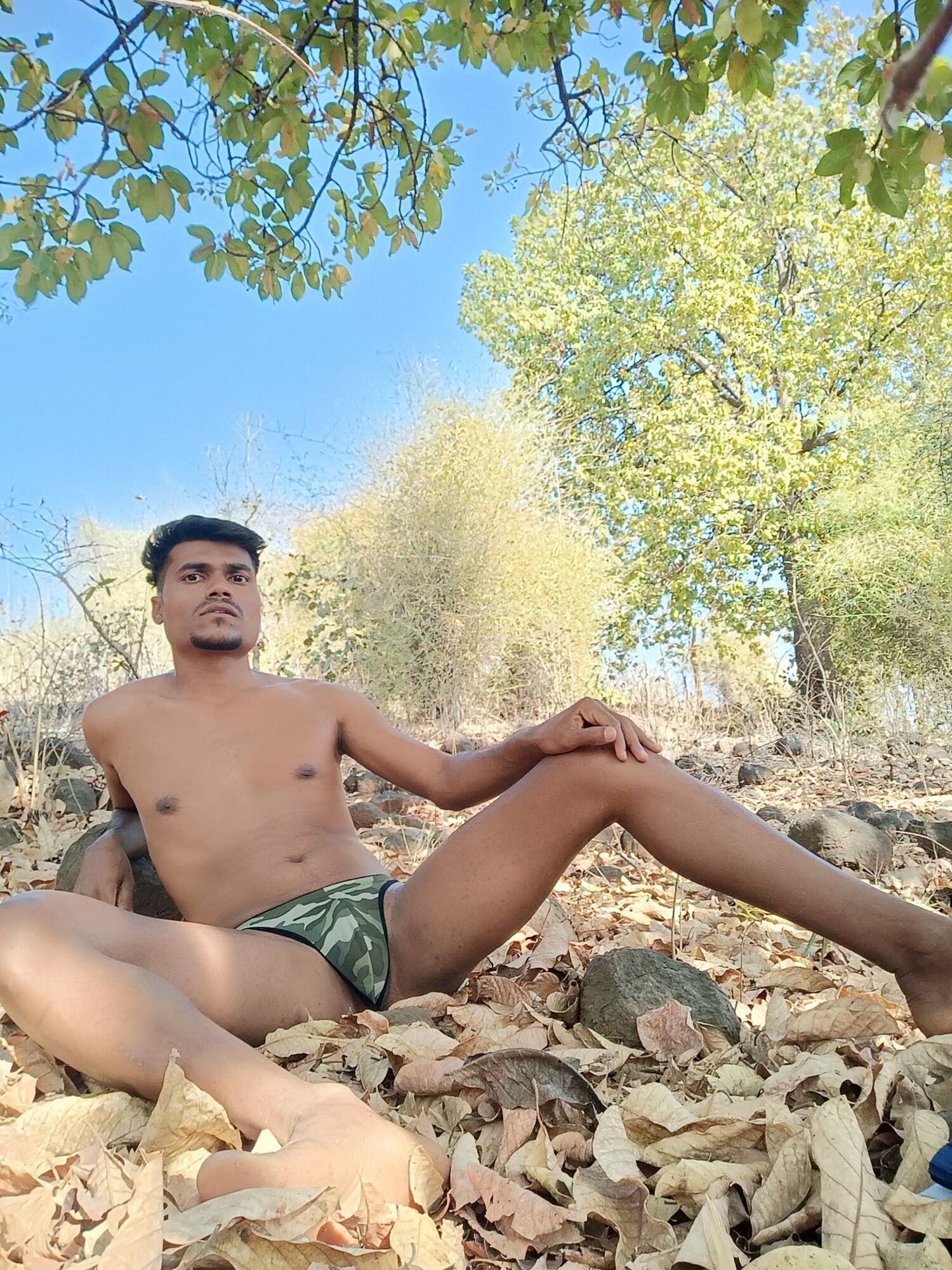 Sanju gamit on river advanture hot and sexy looking in man  #28