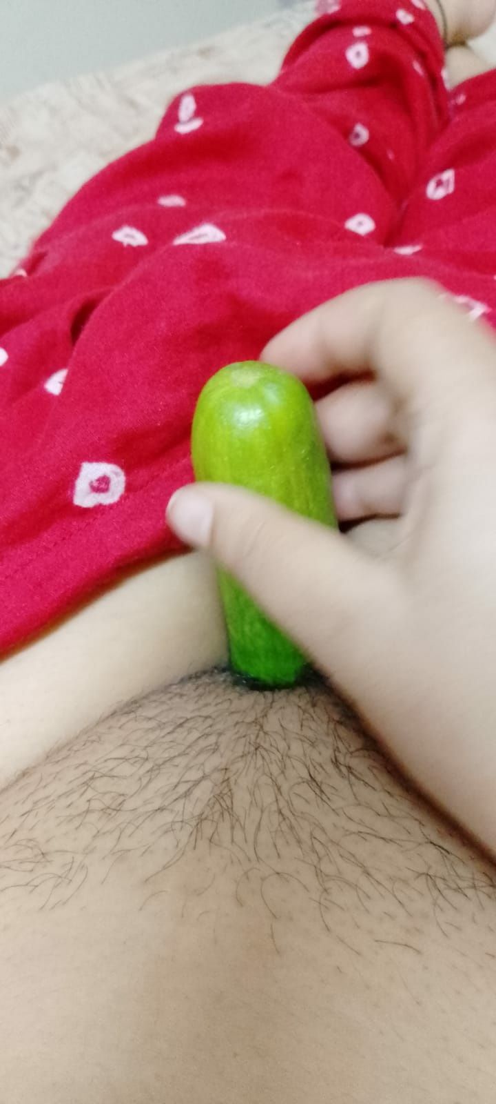 Masturbation with cucumber  #7