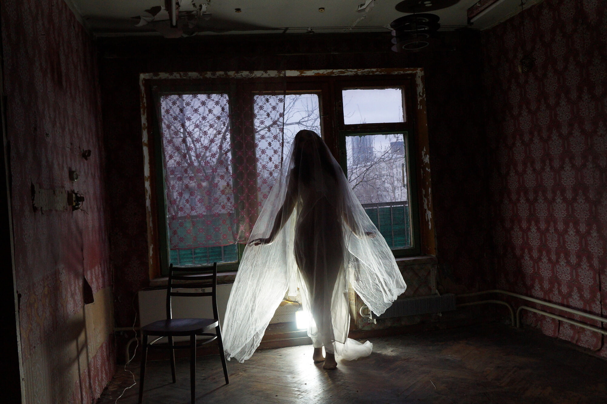 Ghost in a-maj in abandoned House #41