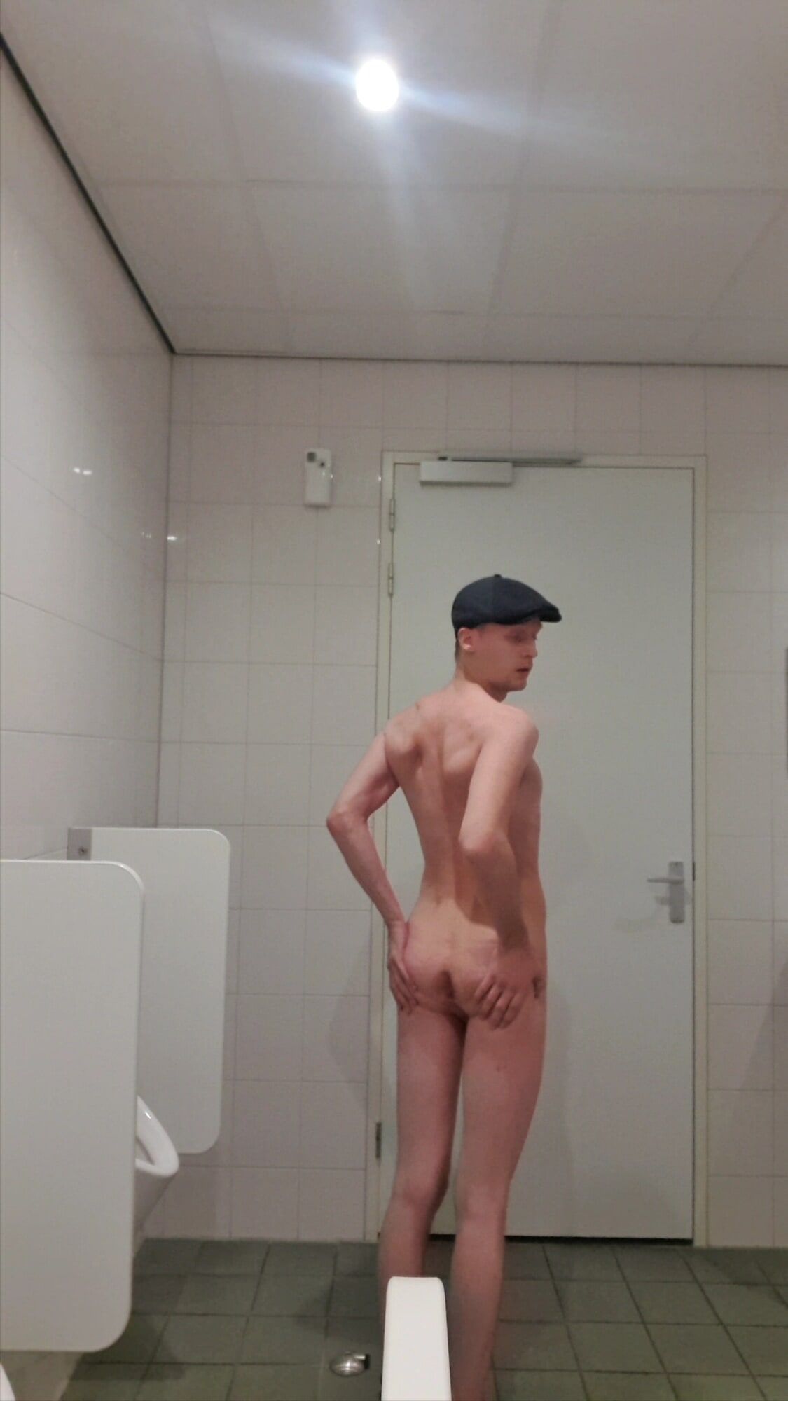 Twink naked public bathroom #4