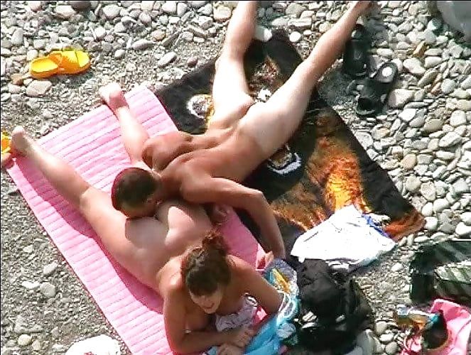 Nude Beach Blow Job #12