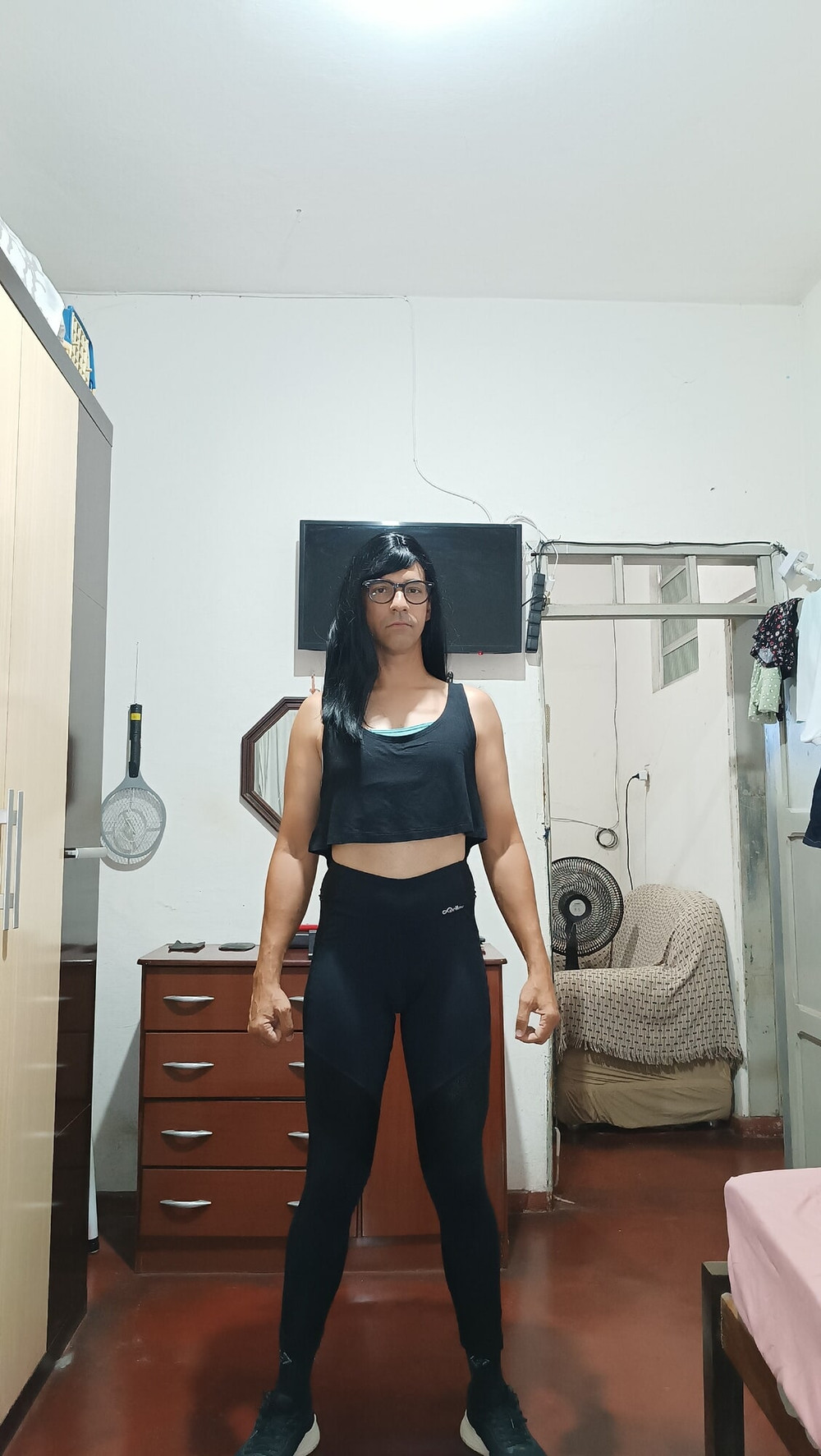 Sakura Nakamura Skinner Legging Gym  #17