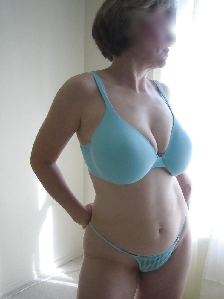 MarieRocks 50+ Tight MILF Body in Light Blue Underwear