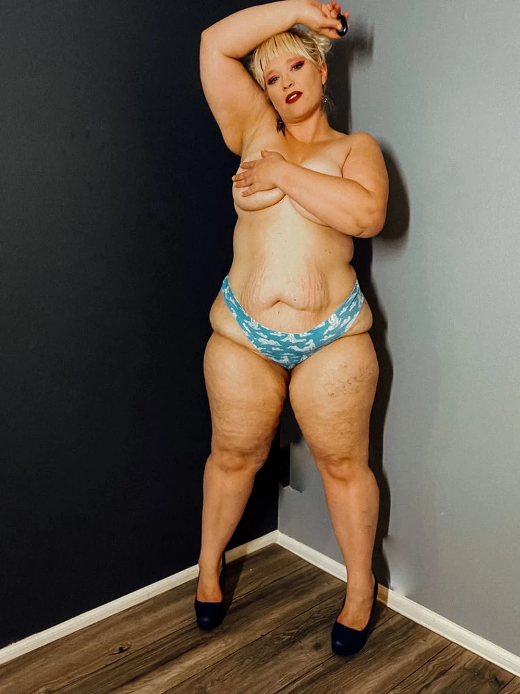 Milf In a Thong showing off her big curves #16