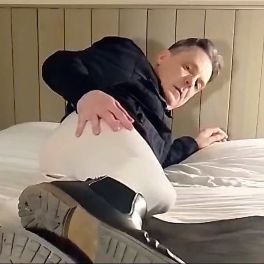 Excitement in open white pantyhose #4