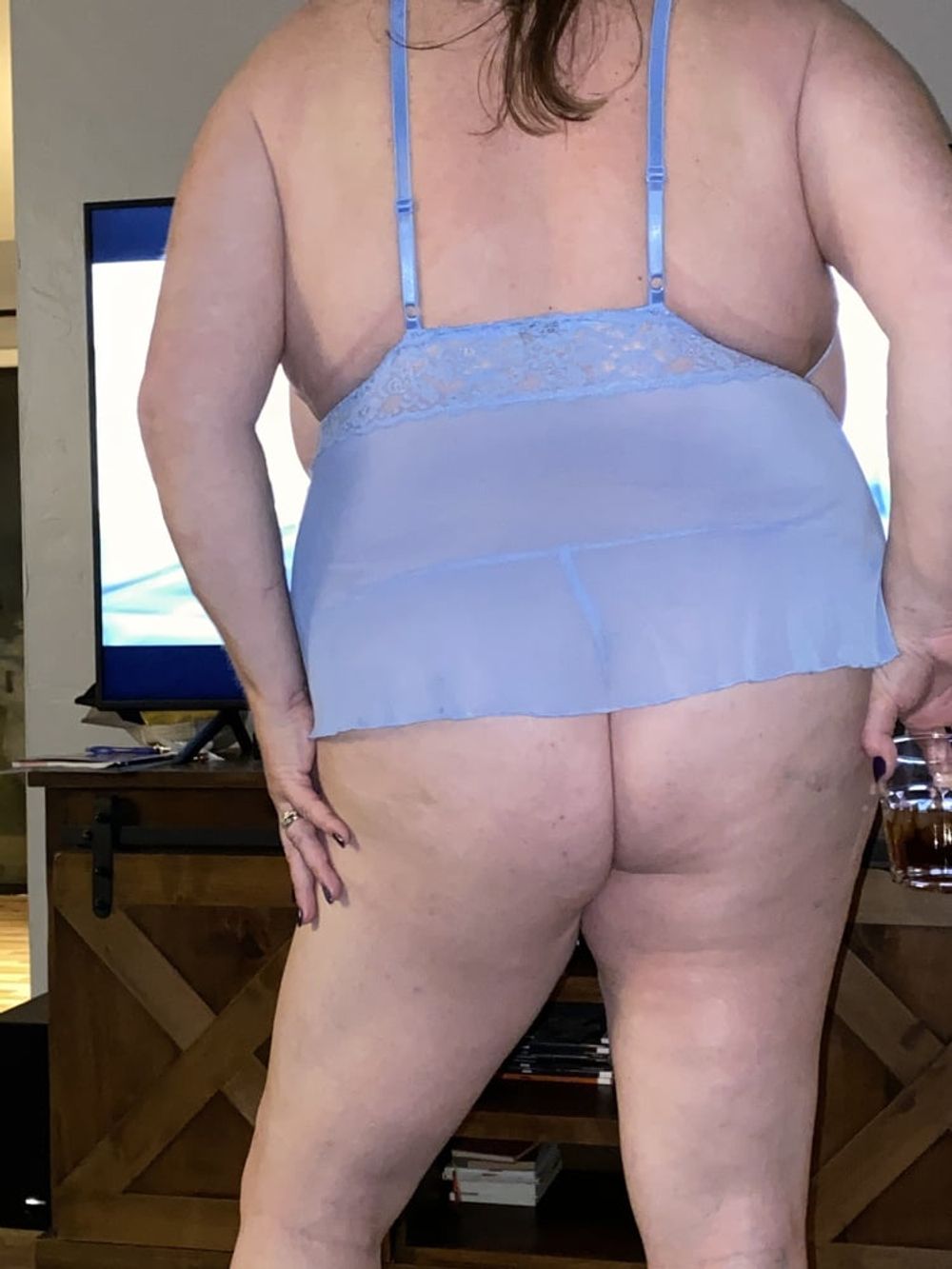 BBW wife in blue #55