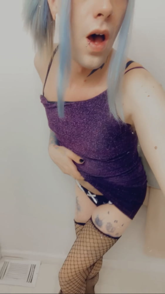 Hot Purple Minidress Slut #2