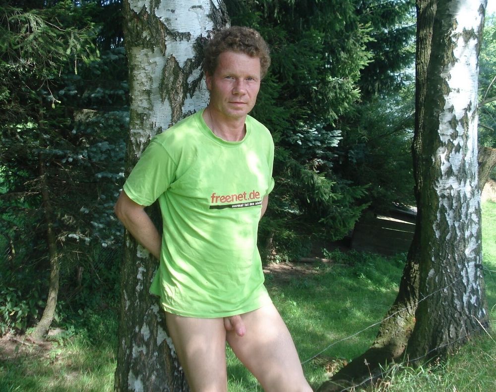 Matti am Gartenteich , shaved Gay #29