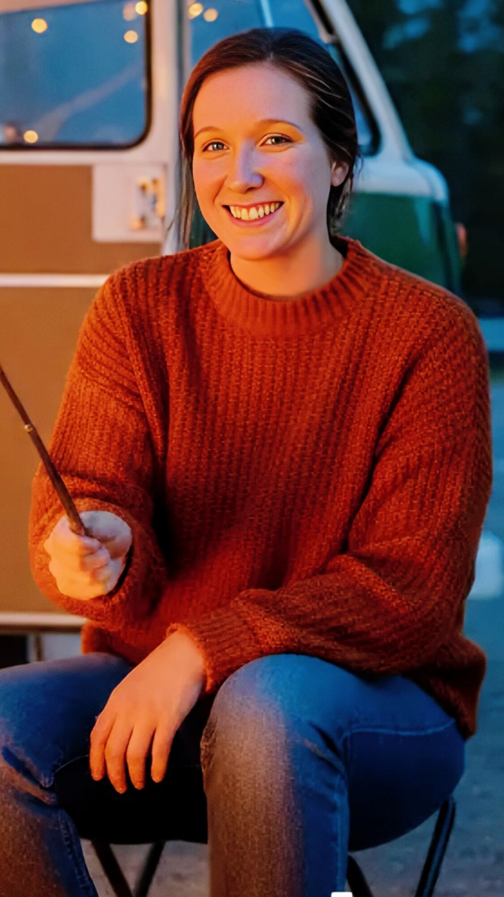 I posed in orange sweaters and nude for my 61f Arab mistress #19