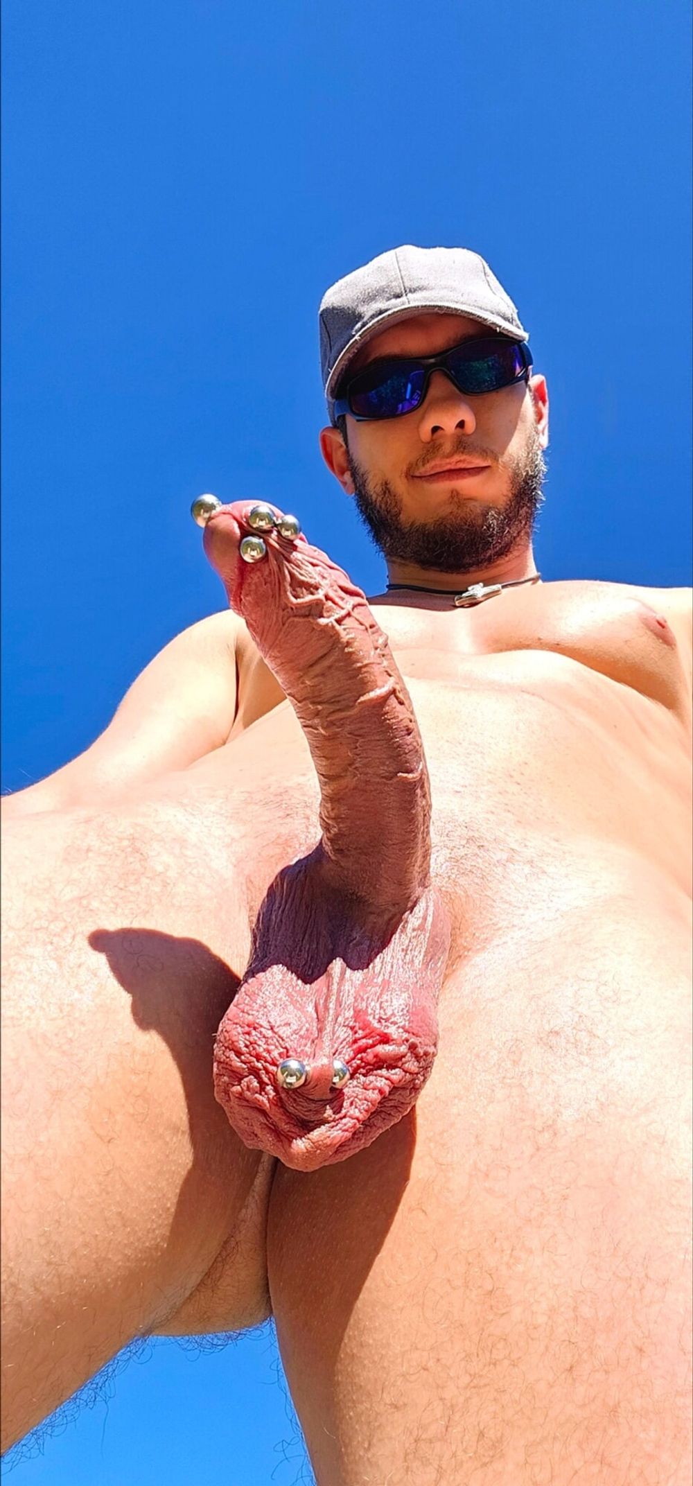 Gig dick, huge cock, nude, outdoor, penis piercing #36